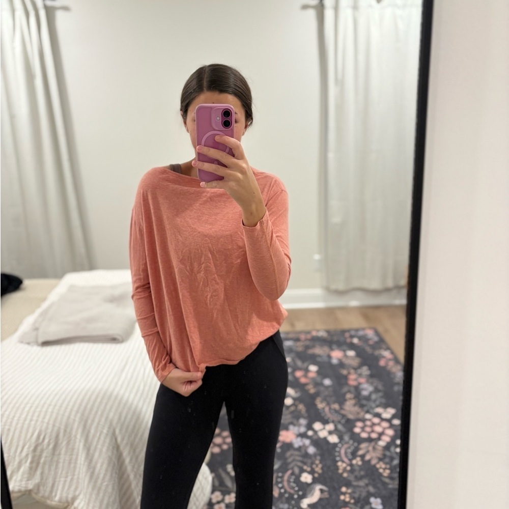 Lululemon Athletica Back In Action Long Sleeve